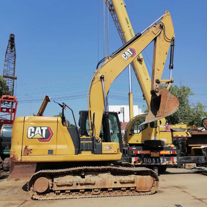 Escavatori di seconda mano da 20 tonnellate con escavatori a trascinatore Cat 320GC e 110 kW di potenza in commercio