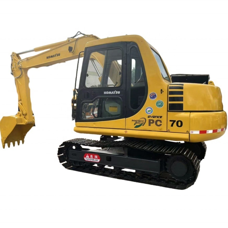 Escavatore Komatsu PC70 di seconda mano in ottime condizioni con una capacità di 0.38m3